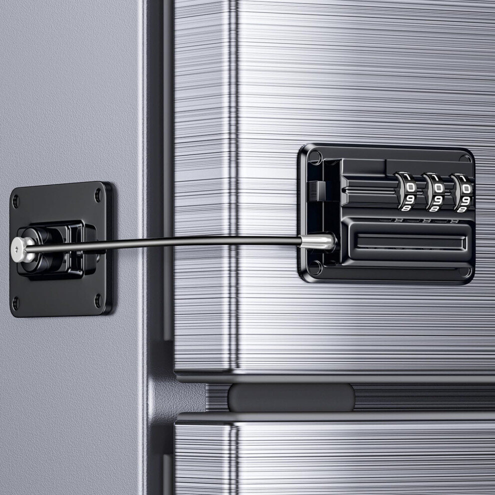 Upgraded Refrigerator Combination Locks- Changeable Password Fridge Locks For Kids, Toddlers And Children, Child & Baby Proofing Safety Door Lock For Wilniry