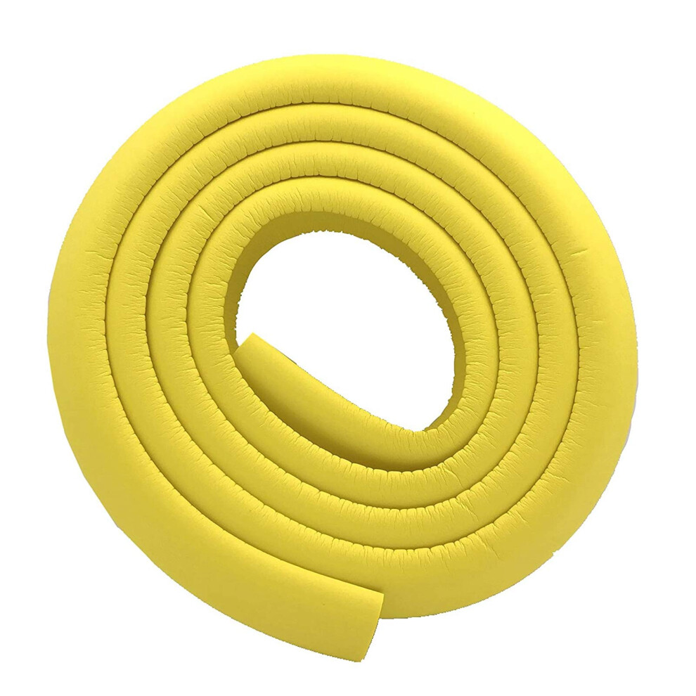 M2cbridge L Shape Extra Thick Furniture Table Edge Protectors Foam Baby Safety Bumper Guard 2 M (Yellow)