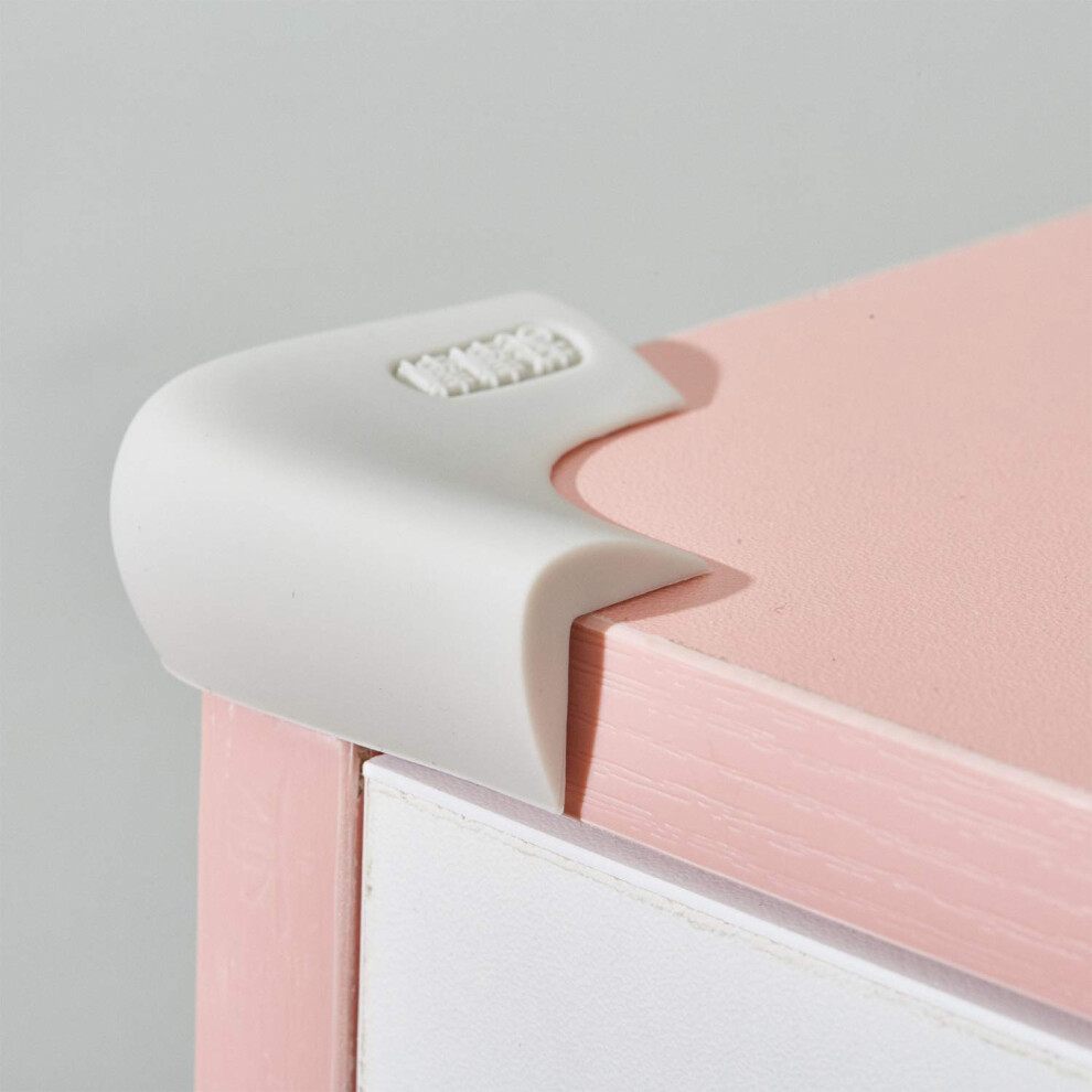 100% Silicone Corner Protector, Baby Proofing Corners Edge Guards, Pre-Tape Adhesive Soft For Kids Safety, Child Table Cabinets Furniture Bumper Angloria