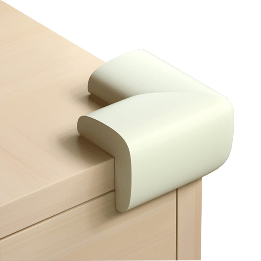 Safety Corner Protectors,4 Corner Guards For Kids And Baby Proofing, Table Protector- Corner Cushion With Strong Adhesive, Beige Vobulafy