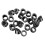 40 Pack 5/16Inch ID Black Angle Washers for Cable Railing Posts, for 1/8Inch, 3/16Inch Invisible Cable Railing Hardware 5