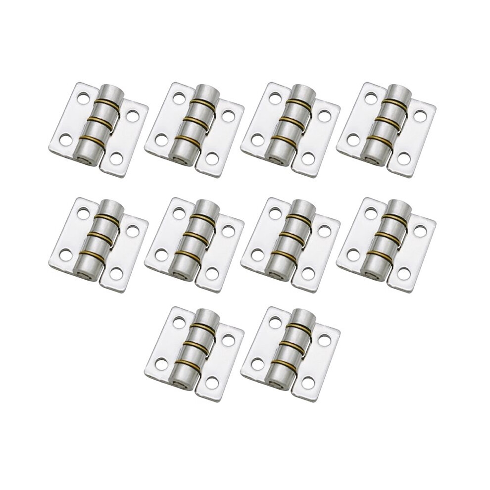 10Pcs Stainless Steel Hinge For Wooden Jewelry Box, Concealed Cabinet Door Hinges 6032285070472