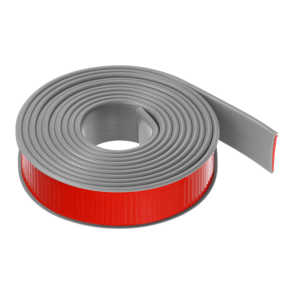 Sourcing Map U-Shape Edge Banding 1-3/16" X 9.8Ft (30Mm X 3000Mm) Self Adhesive Tpe Flexible Veneer Edging Edge Protector For Furniture Cabinet Table