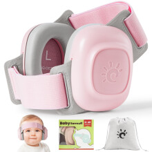 Baby Ear Defenders, Noise Reduction Earmuffs for 0-48 Months,SNR 27dB, Soft Earpads,Adjustable Headband,Comfortable Toddler Headphones Against Hearing