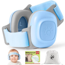 Baby Ear Defenders, Noise Reduction Earmuffs for 0-48 Months,SNR 27dB, Soft Earpads,Adjustable Headband,Comfortable Toddler Headphones Against Hearing