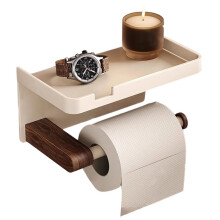 Toallas de Tela, Cajas de Pañuelos, Almohadillas de Algodón Modernas para Pared, Cajas de Pañuelos Retro, Almacenamiento de Madera para Cocina B