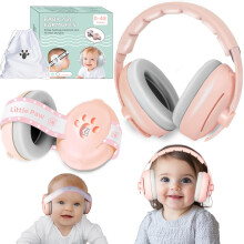 Dekukar 2-in-1 Baby Ear Defender for Babies Toddlers up to 36 Months - CE & UKCA Certified - Noise Reduction Earmuffs Baby Headphones Against Hearing