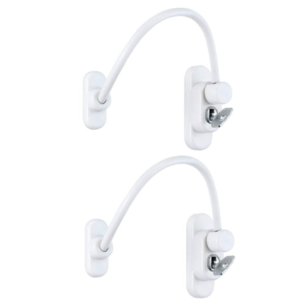 2Pcs Window Locks For Upvc Windows, Window Restrictor Security Locks With Keys, Window Safety Locks For Window Security And Child Safety, Easy To Behose