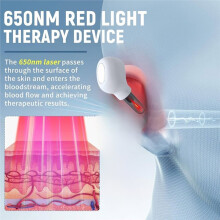 1 Stück Intelligentes 650-Nm-Rotlicht-Otologie-Therapiegerät - Ohrpflegegerät bei Tinnitus, Mittelohrentzündung und Schwerhörigkeit