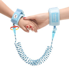Anti Lost Belt/Locked Anti-Lost Child Safety Wrist Link, 360 Degree Rotating Joint Reflective Children Wrist Reins Safety Adjustable 1.5M Toddler