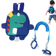 Toddler Kids Cartoon Backpacks with Reins Cute Dinosaur School Bag Toddler Anti-Lost Strap Rucksack Boys Girls Walking Safety Harness Backpack for 1-6