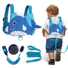 Lehoo Castle Baby Reins, 4 in 1 Toddler Reins for Walking 1-3 Years with Anti Lost Wrist Link, Reins for Toddlers Boys Girls with Safety Harness -