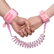 AOMIG Anti Lost Safety Wrist Link Belt, 1.5M Wrist Reins for Toddlers with Key Lock, Baby Reins Toddler Reins for Walking & Travel, Toddler Wrist