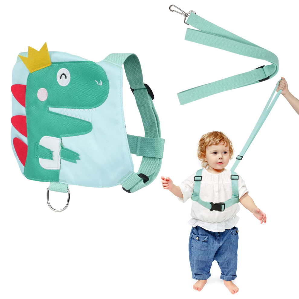 Aomig Baby Reins, Baby Walking Reins And Toddler Safety Harness, Dinosaur Baby Reins Safety Leash For Toddlers Boys And Girls (Green) 5051225972479