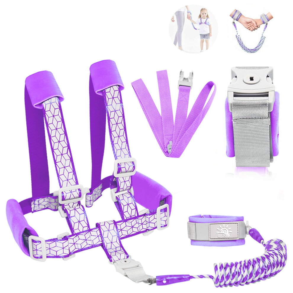 Toddler Leash For Walking, Toddler Safety Harnesses Leashes, Safety Harness With Lock For Kids, Anti Lost Wrist Link For Toddlers ?Upgrade With 5051225973063