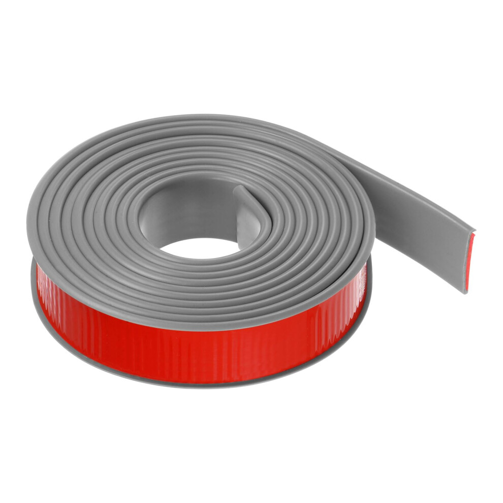 Sourcing Map U-Shape Edge Banding 1-3/32" X 9.8Ft (28Mm X 3000Mm) Self Adhesive Tpe Flexible Veneer Edging Edge Protector For Furniture Cabinet Table