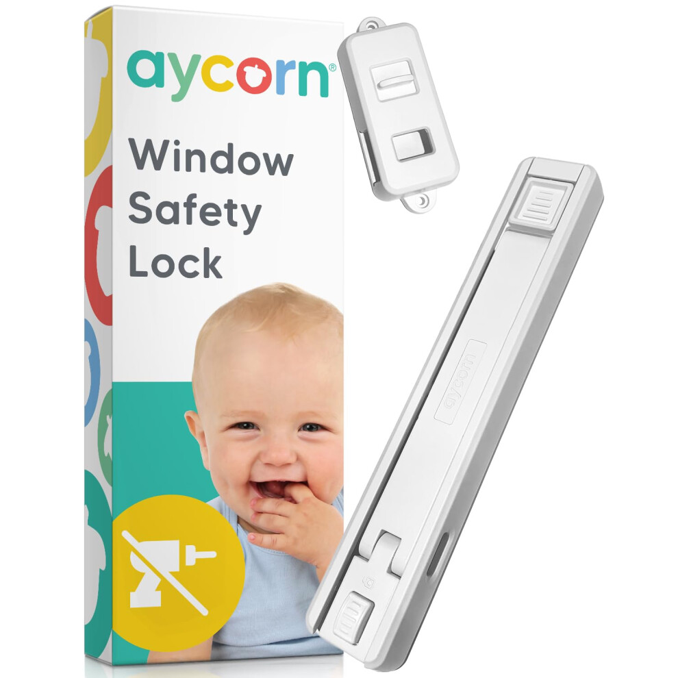 Aycorn Aycorn? Window Restrictor - Baby Safety Window Locks For Upvc Windows - Baby Proofing Child Safety Window Door Lock For Child & Home Security, 30