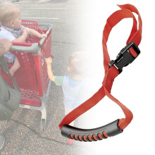 Baby Stroller Safety Wrist Strap - Anti-Lost Adjustable Wrist Leash for Pushchairs, Wagons, Shopping Carts, and Travel (Red)