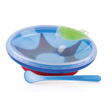 N?by ID5342BLUE Warming Plate with Suction Base Blue