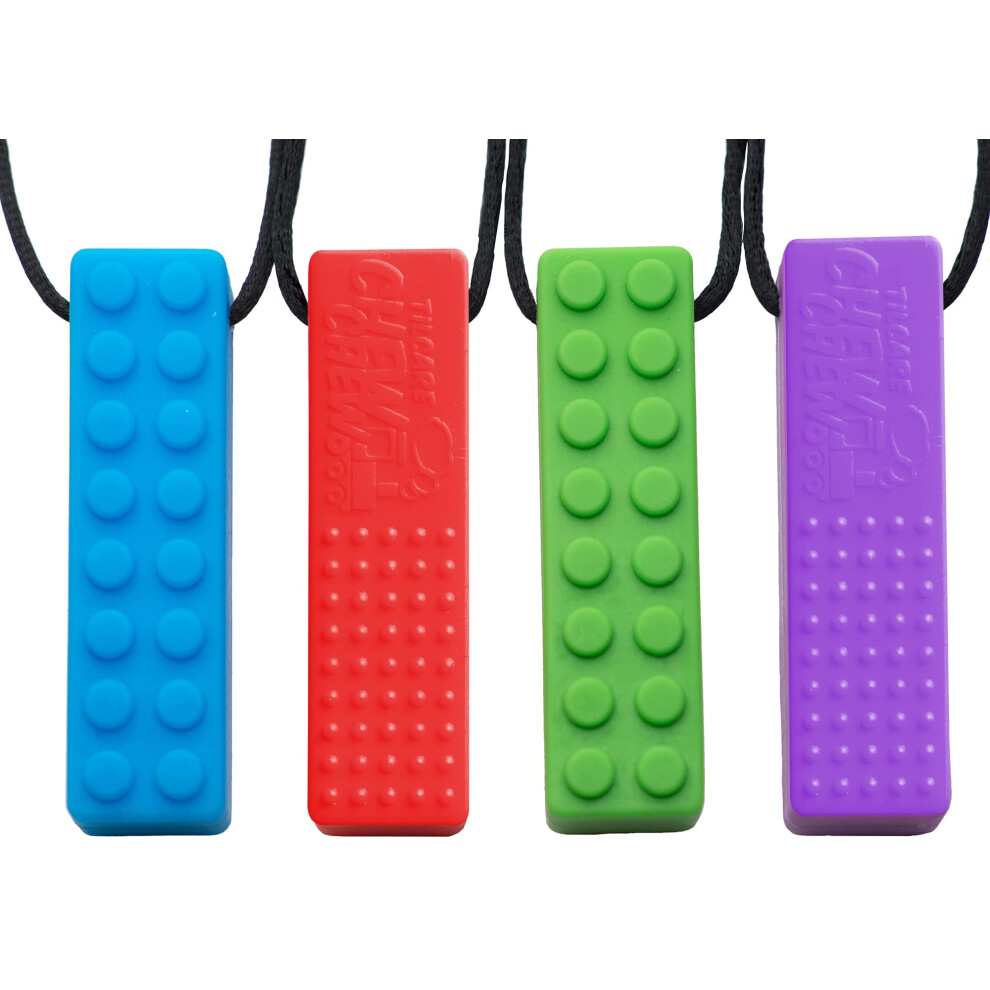 Sensory Necklace ? Best For Kids Or Adults That Like Biting Or Have Autism ? Perfectly Textured Silicone Chewy Toys - Chewing Tilcare Chew Chew