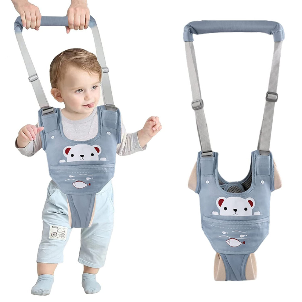 Iulonee Baby Walking Harness Handle Adjustable Toddler Walking Assistant Child Hand Held Standing Up And Walking Learning Helper Kids Walking Belt 5051225977320