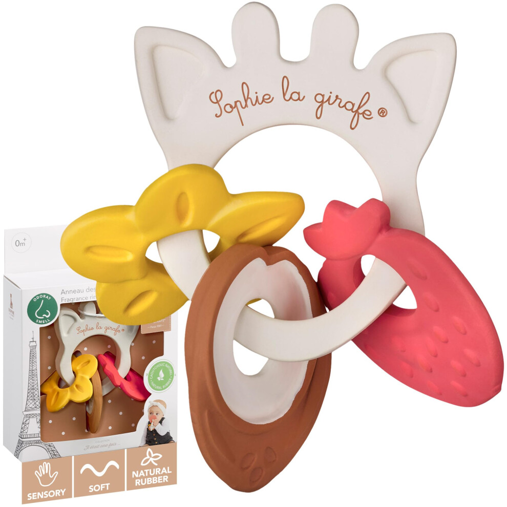 5 Senses Frangrance Teething Ring - Sense Of Smell Sophie La Girafe
