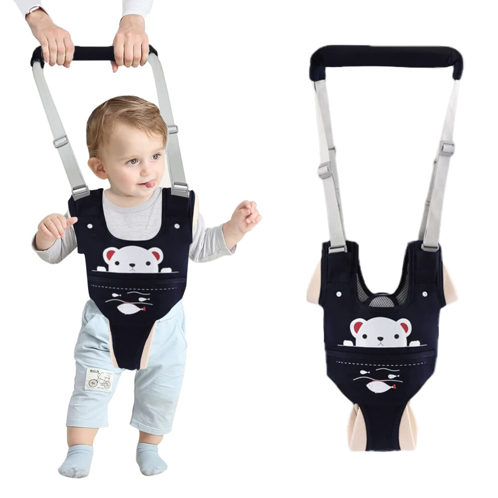Baby Walking Harness, Iulonee Ergonomics Baby Walker Assistant Belt Handheld Breathable Kids Walker Helper Help Baby Walk With Detachable Crotch For 5051225977160