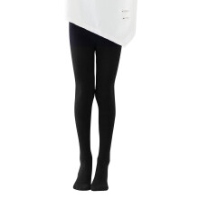 90D Girls Ballet Dance Pilates Socks,Professional Dance Leggings Black-S