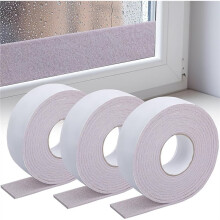 3 Rollen À 4,08 M X 5,08 cm Fensterkondensationsabsorber, Wiederverwendbare Fensterkondensationsabsorberstreifen Zur Verhinderung Von
