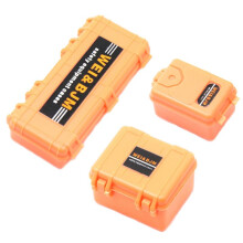 Scatola di Immagazzinaggio nel Scala Accessorio per La Decorazione Della Custodia per 1/18 1/24 RC Crawler Car Axial SCX24 FCX24 Enduro24,3