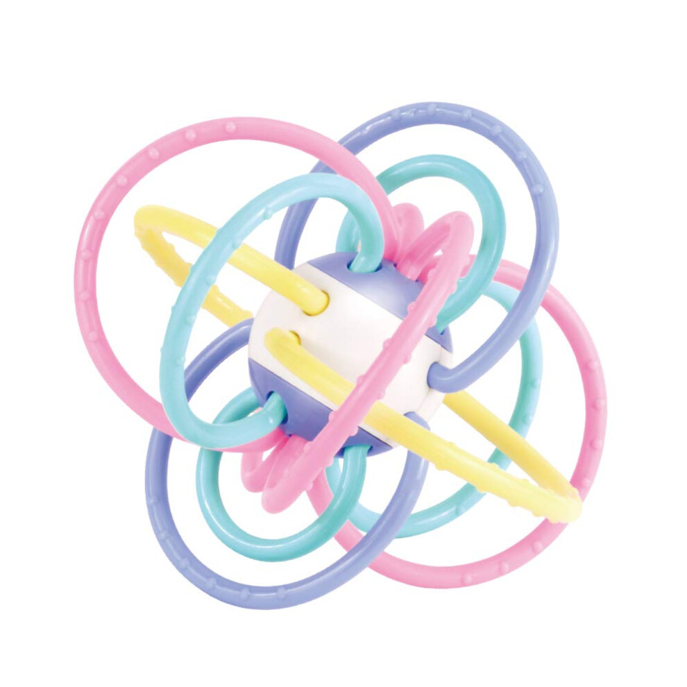 Baby Sensory Teether Ball ? Soft Tpu Rattle Rings For Grasping & Chewing ? Bpa?Free Infant Teething Toy For 0?6 Months ? Weofferwhatyouwant