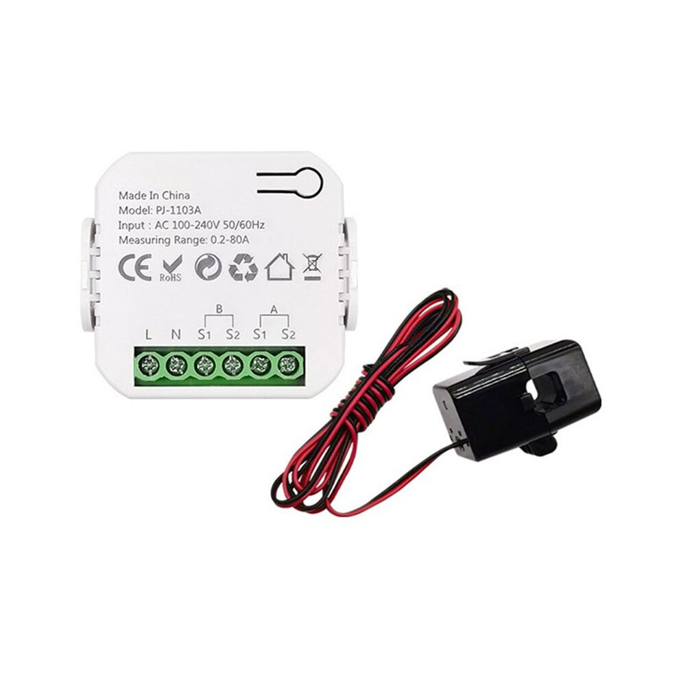 Tuya Life Wifi Monitor Bidirectional 1 Channel With Ct Clamp App Monitor 4712989206101