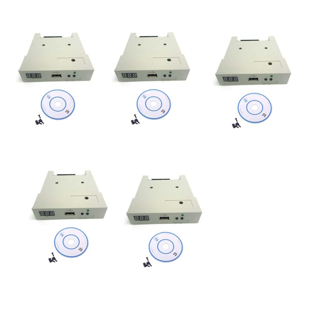 5 Pcs Sfr1m44-U100 3.5In 1.44Mb Usb Ssd Floppy Drive Emulator Plug And For 1.44Mb Floppy Disk Drive Industrial 6034060680425