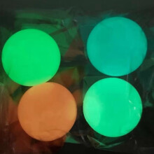 5 Sticky  Luminous Sticky  Children's Sticky Target Cake Fluorescent Sticky Squishy Toy Decompression Crafts