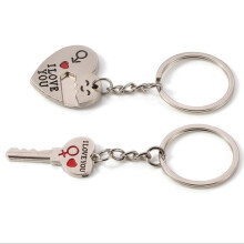 I Love You Herz Form Paar SchlüSsel AnhäNger Ring SchlüSselring SchlüSselanhäNger Liebhaber Geschenk Valentinstag Feiertag