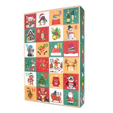 Count Down Calendars 5 Pieces Festive Empty Box 24 Days Countdown Set for Activities Gathering Festival Holiday Party