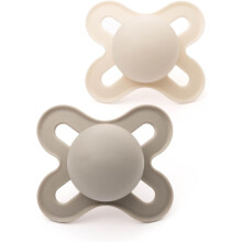 MAM Original Start Soothers | 0-2 Months | 2 Pack | Newborn Dummies | Comes in Dummy Steriliser Case | Sustainable Materials | Baby Accessories for