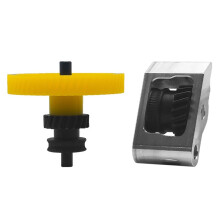 Upgrade-Zahnräder für  P2S Integriertes Extruder-Zahnradset, DLC-Gehärtetes Stahlzahnrad für  P2S 3D-Druckerteile