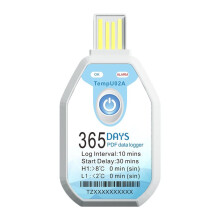 365 Tage USB-Temperaturdatenlogger, Einweg-Temperaturanalysator, Temperatursensor, USB-Temperaturlogger