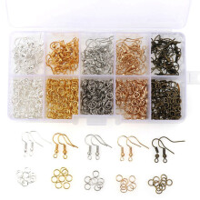 Ohrhaken Einzelkreis Ohrringe Ohrringe Diy Material Handgemachtes ZubehöR Material Bag Set