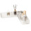 Multifunctional Wall-Mounted Rotating Storage Corner Shelf, 180 Degree Rotating Adhesive Wall-Mounted Storage Rack B 1