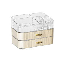 Desktop Cosmetica Opbergdoos Stofdichte Make- Organizer voor Wattenschijfjes Badkamer Sieraden Organizer voor Cosmetica