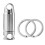 Titanium Alloy Keychain Spring Lock Car  Universal Rotating Ring Buckle-Primary Color 1