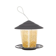Bird Feeder for Outdoors Hanging Heavy Duty Weather Resistance Wild Bird Feeder Ideas for Bird Lovers Food-A