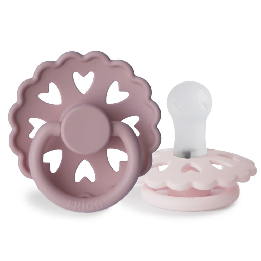 Fairytale Silicone Pacifier Pack Of 2 | Silicone Soother Dummy | Bpa-Free | Made In Denmark | Symmetrical Cherry Shaped Nipple (Twilight Frigg