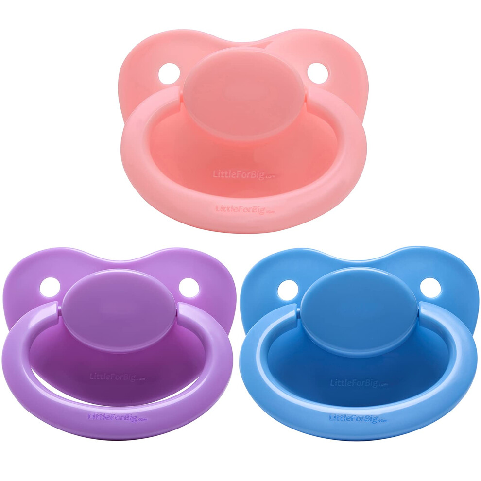 Generation 1 Pacifier 3 Paci Pack-/Lightblue/Lightpurple Pink Littleforbig