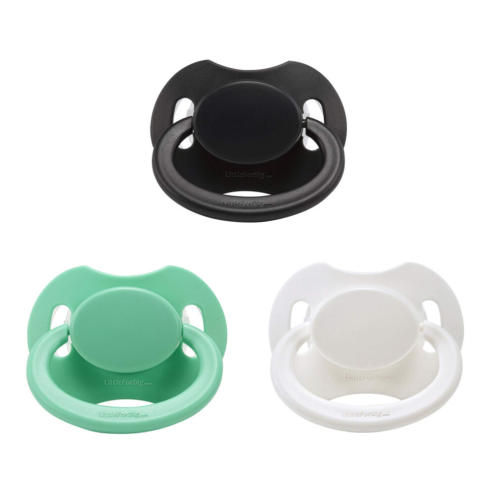 Littleforbig Generation-Ii Pacifier 3 Paci Pack-White/Green/Black