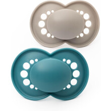 MAM Original Soothers | 18-36 Months | Pack of 2 | Comes in Dummy Steriliser Box | Sustainable Materials | Baby Accessories | Blue (Various Designs)