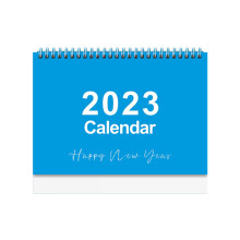 CalendáRio de Mesa 2023 12 Meses Planejador Mensal CalendáRio 2023 Memorando de Mesa Agenda DiáRia Organizador EscritóRio Azul