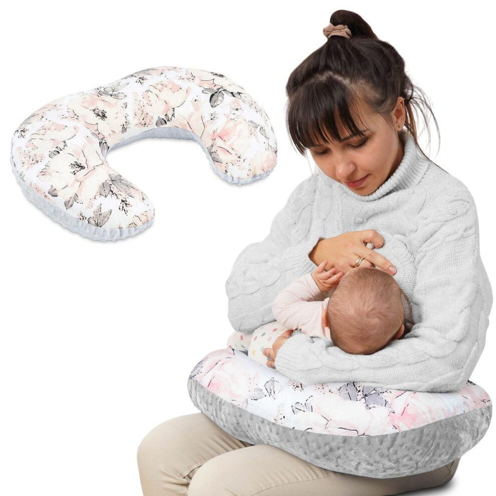 Pregnancy Nursing And Breastfeeding Pillow 130 Cm- Breast Feeding Maternity Pillows For Baby And Support Sleeping For Babies Plush Oeko-Tex Wild Rose Totsy Baby